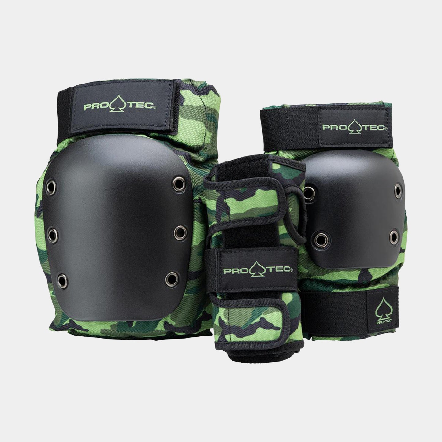 Street Adult 3 Pack Pad Set - Open Back - Camo