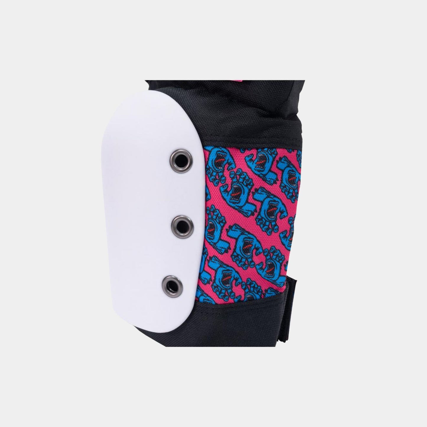 Street Adult 3-PK Pad Set X Santa Cruz - Black/White/Pink