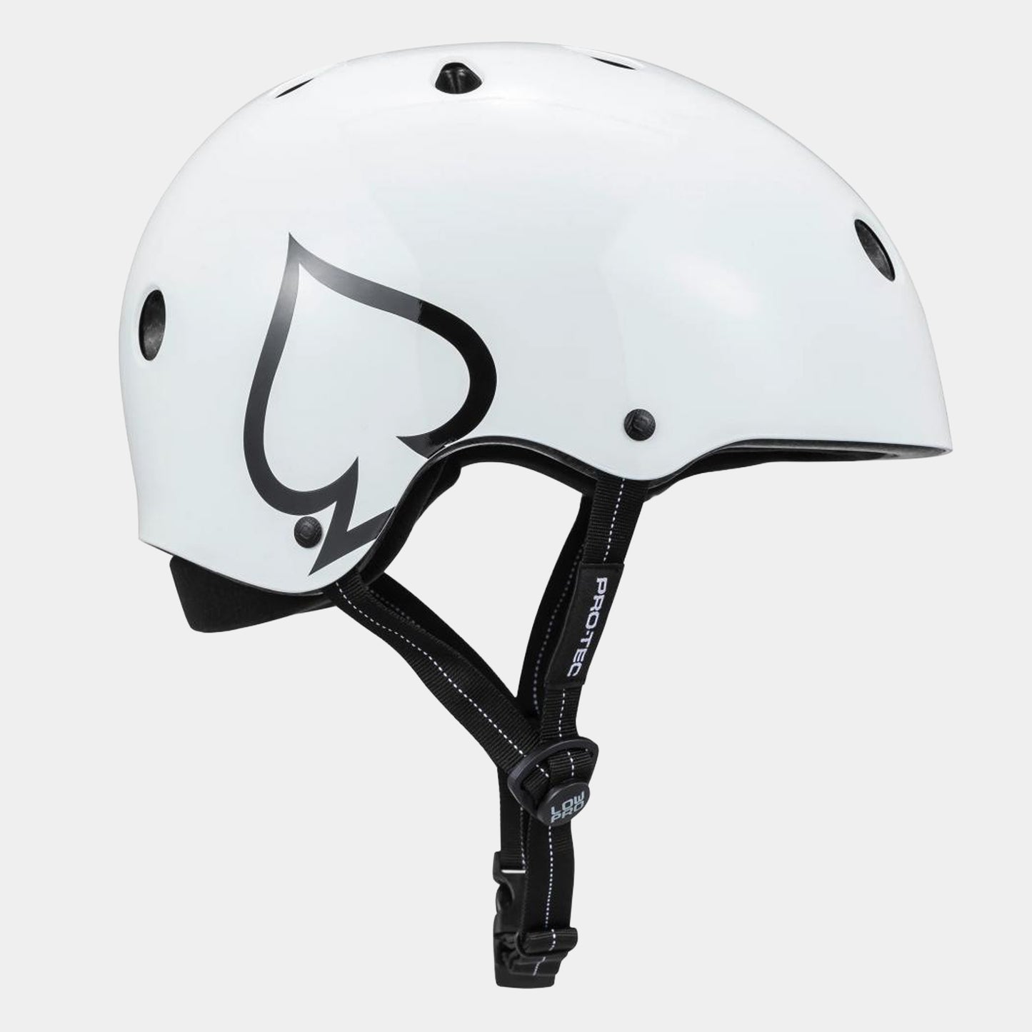 Low Pro Certified Helmet - Gloss White