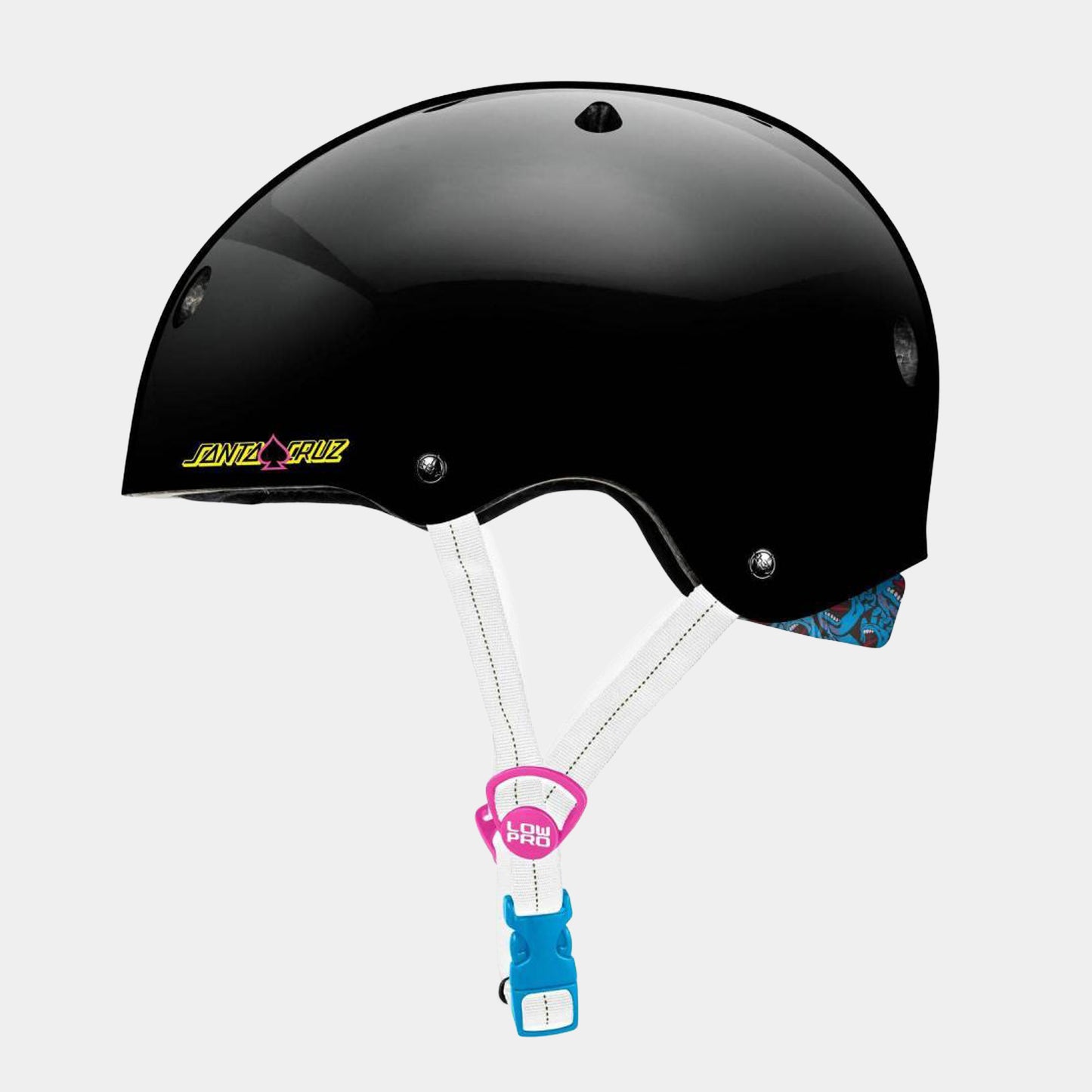 Low Pro Santa Cruz Edition Helmet - Black Gloss