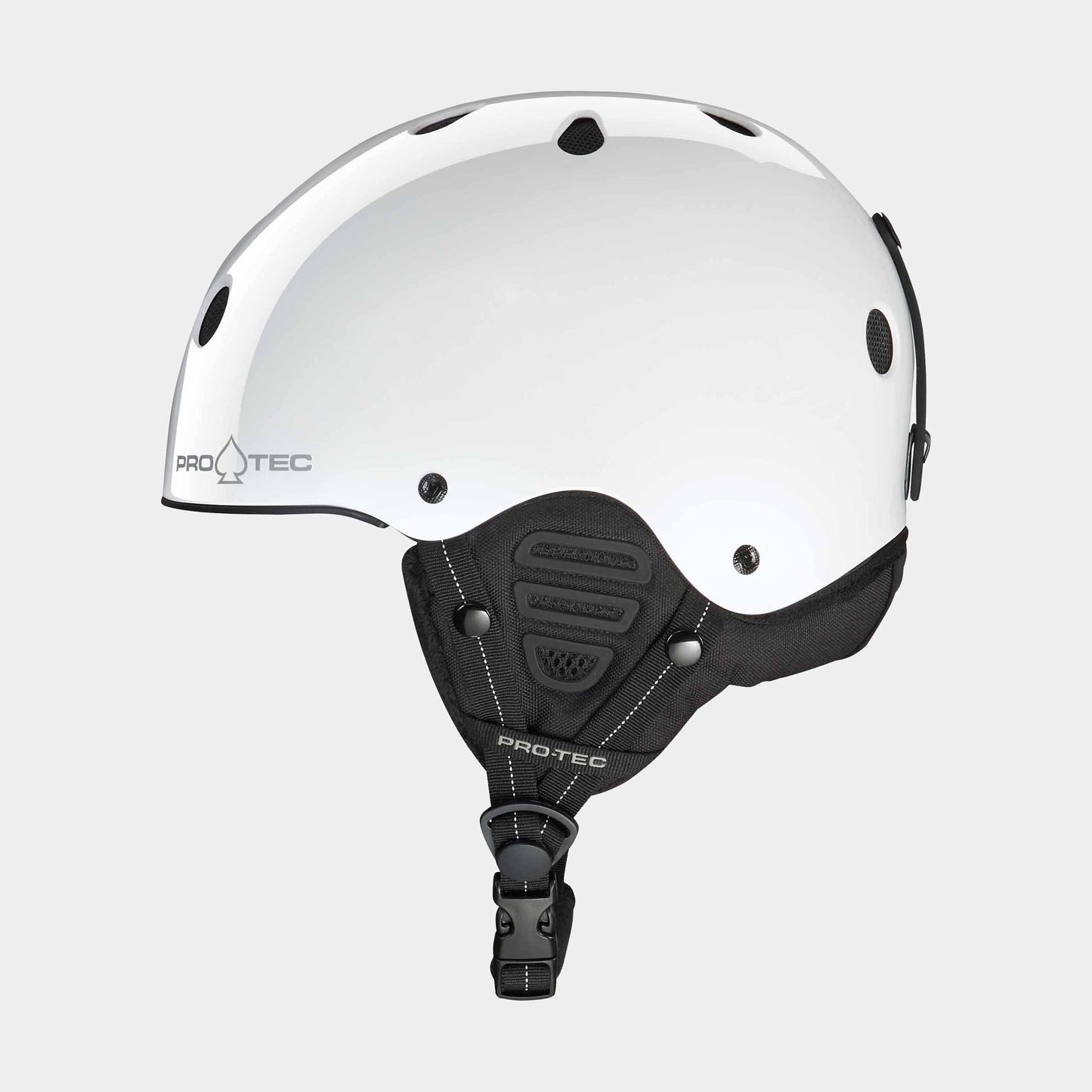Low Pro Snow Helmet - White Gloss