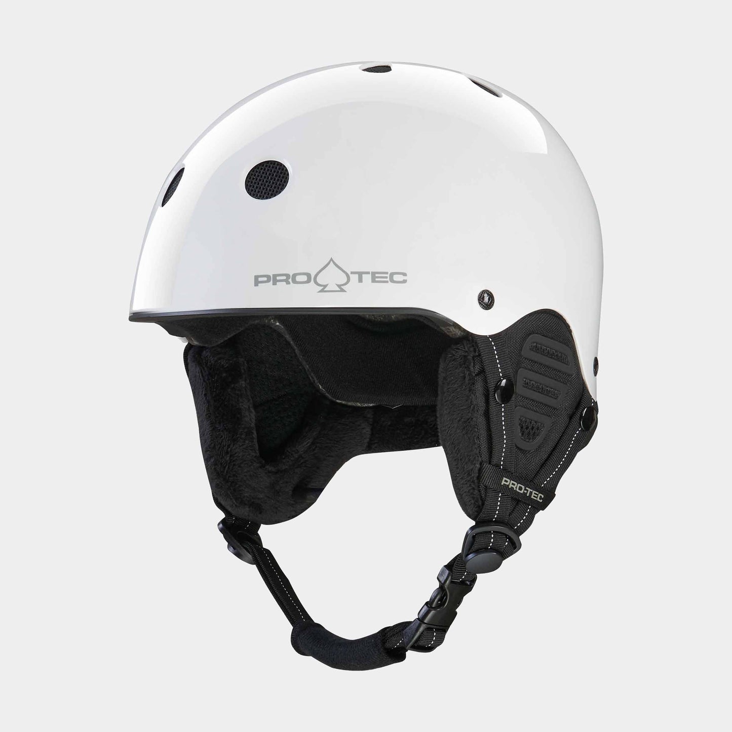 Pro-Tec Low Pro Snow Helmet - White Gloss