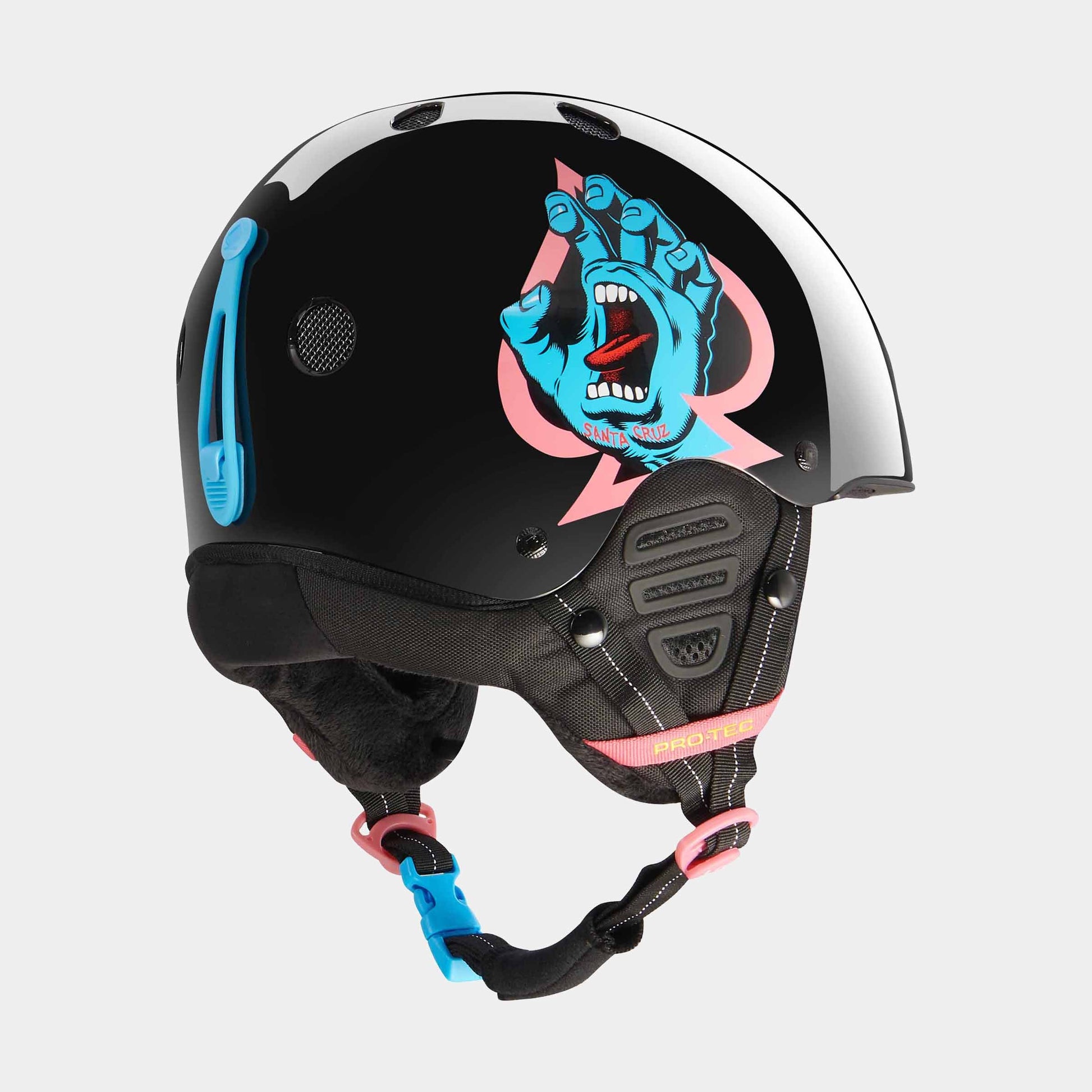 Pro-Tec Low Pro Snow Santa Cruz Edition Helmet - Black Gloss