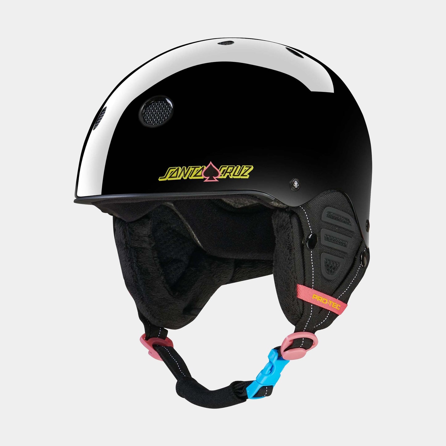Pro-Tec Low Pro Snow Santa Cruz Edition Helmet - Black Gloss