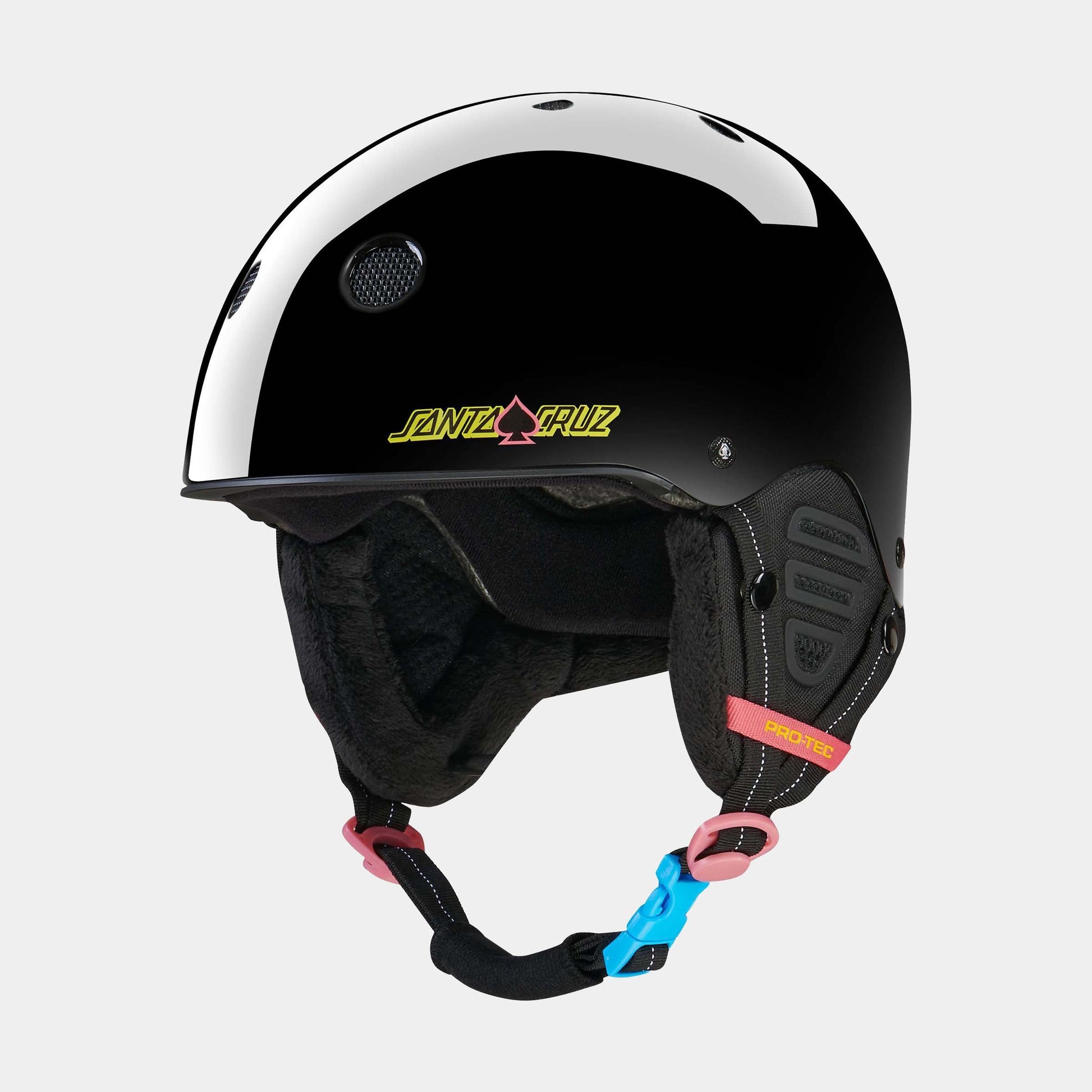 Pro-Tec Low Pro Snow Santa Cruz Edition Helmet - Black Gloss