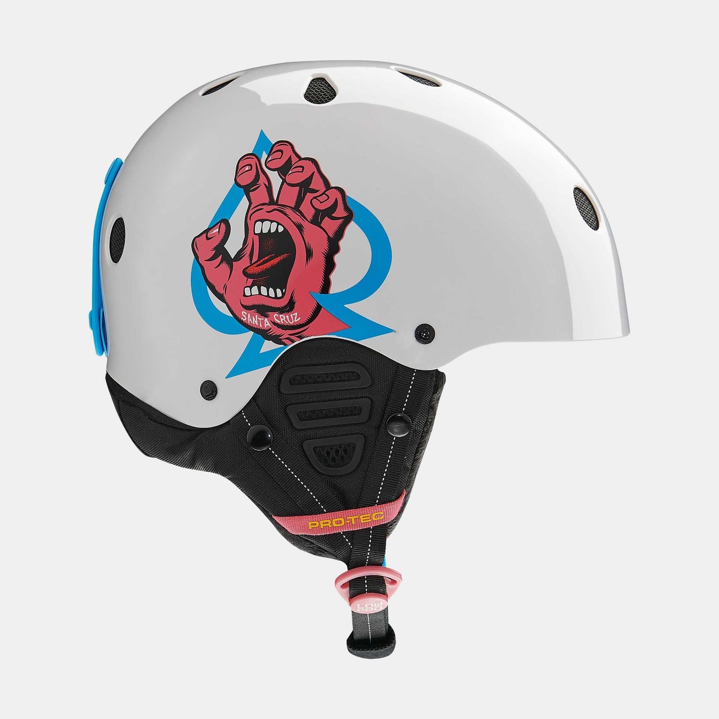 Pro-Tec Low Pro Snow Santa Cruz Edition Helmet - White Gloss