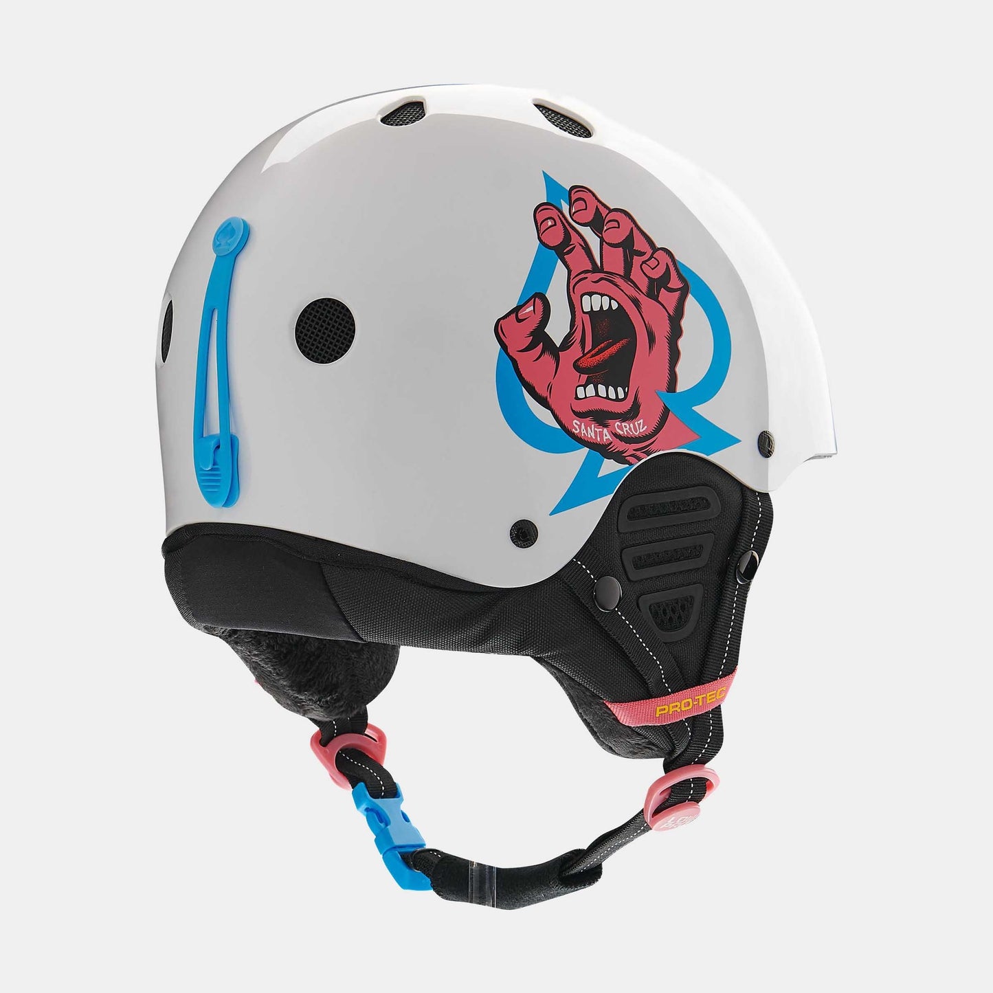 Pro-Tec Low Pro Snow Santa Cruz Edition Helmet - White Gloss