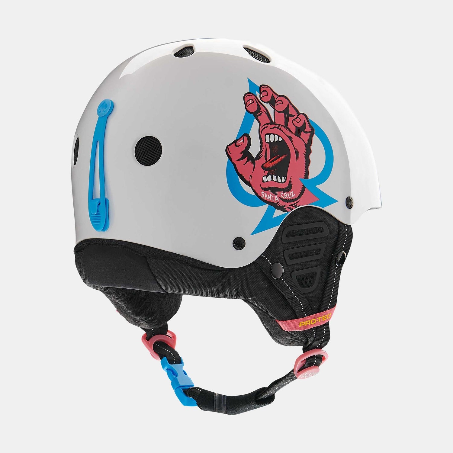 Pro-Tec Low Pro Snow Santa Cruz Edition Helmet - White Gloss